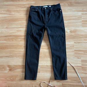 Awesome Re/done Originals High-Rise Ankle Crop Comfort Stretch Jeans - Sz 32